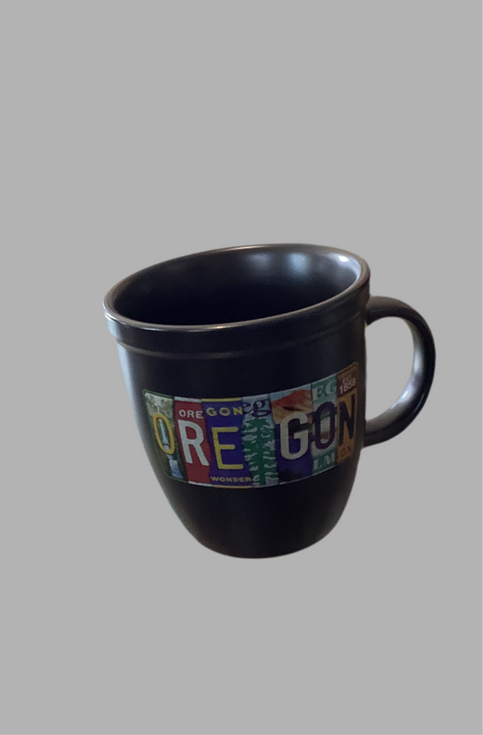 Oregon brown mug