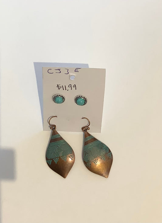 CJ3 E jewelry earrings.Cc