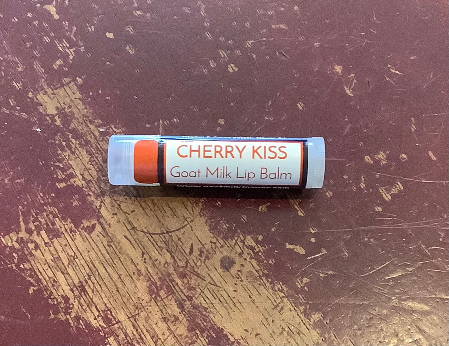 Goat milk lip balm cherry kiss