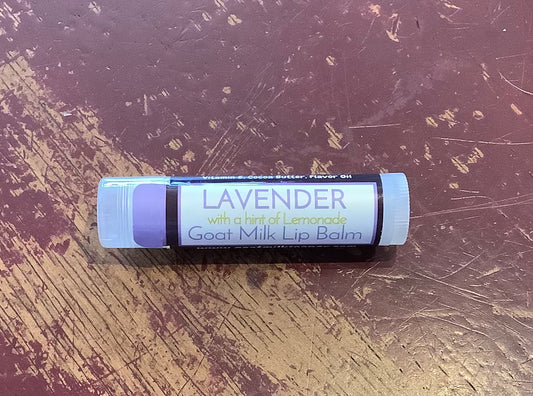 Goat milk lip balm lavender