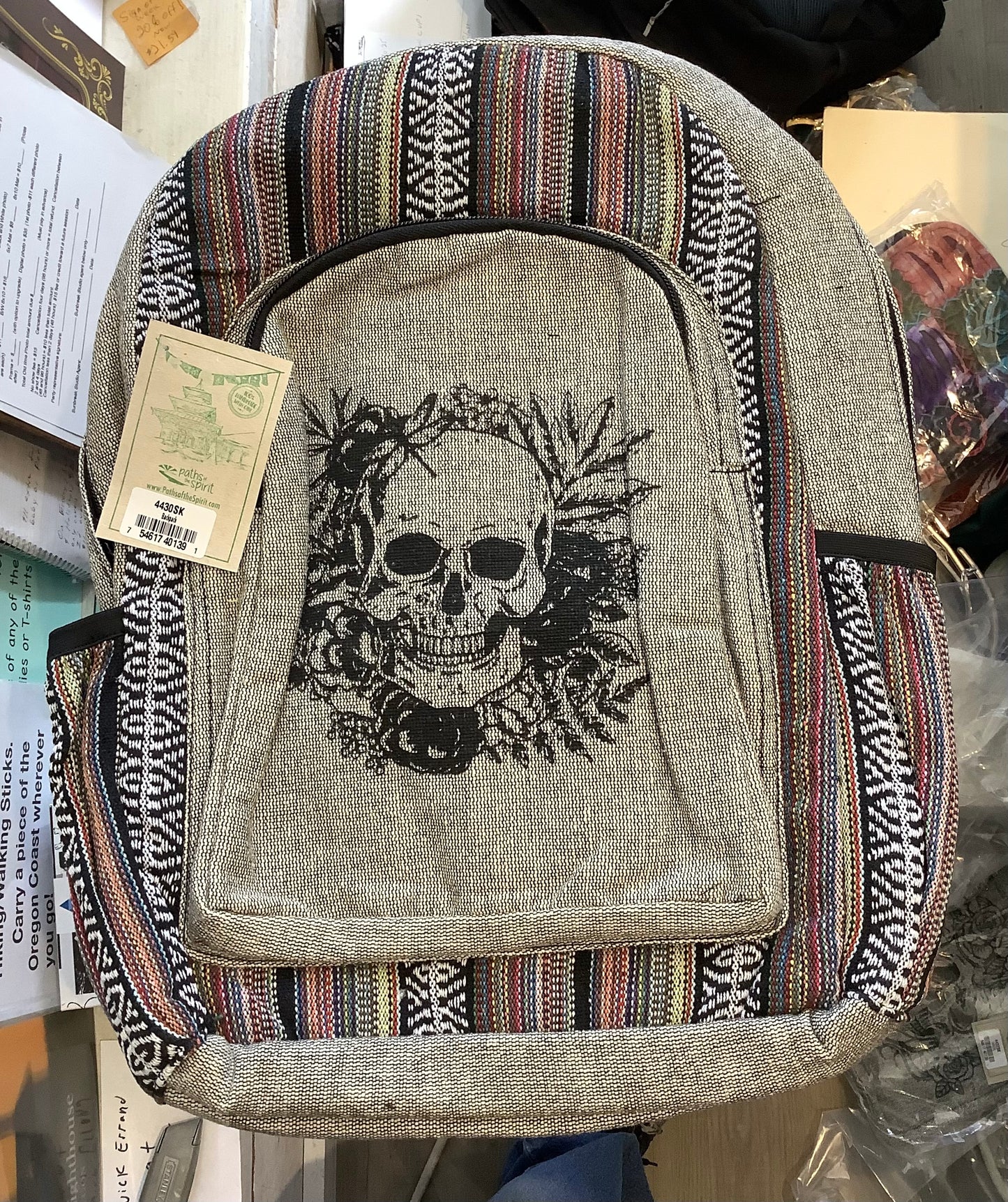 Skull Backpack. 4430SK