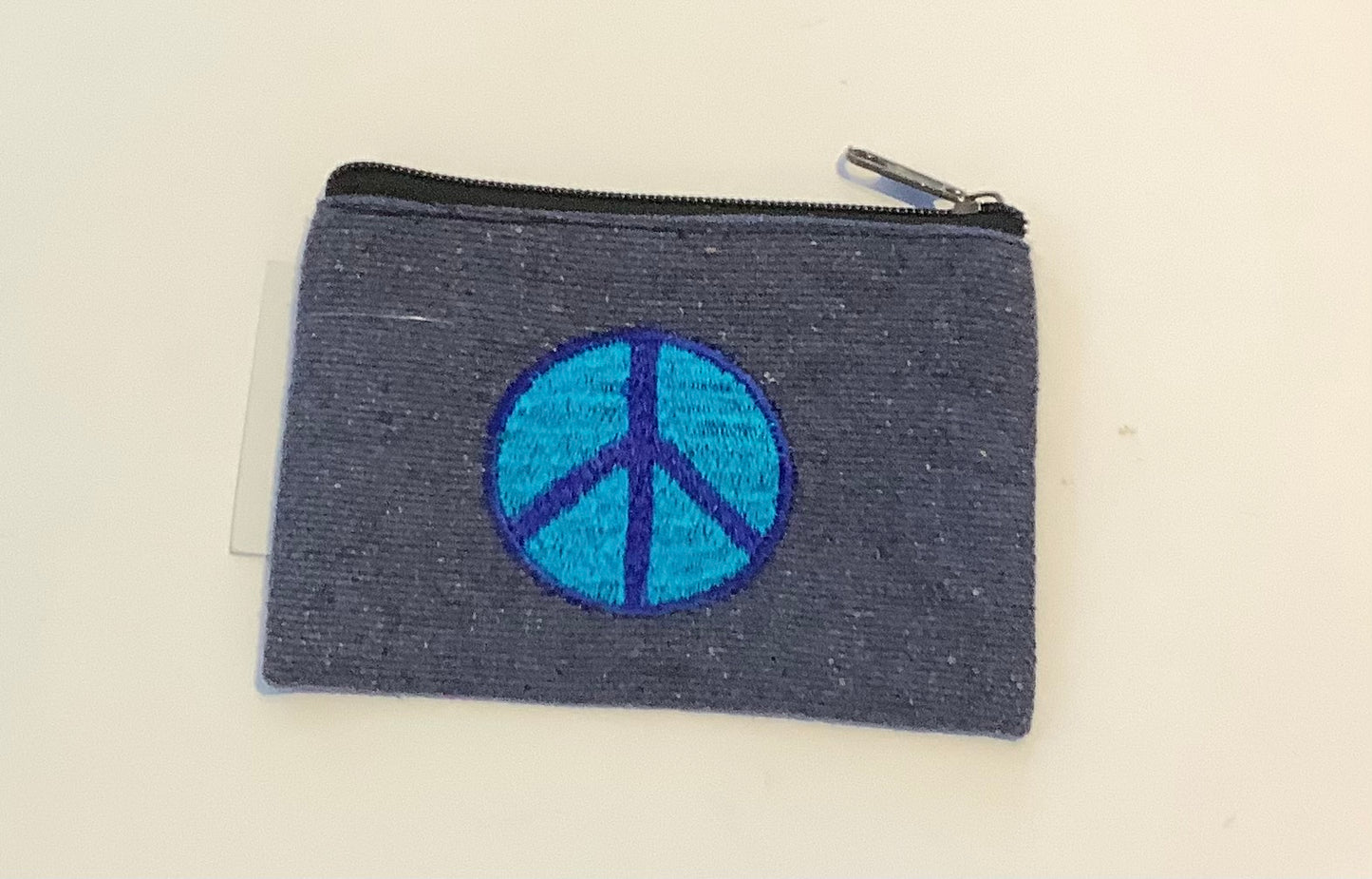 Peace sign coin purse
