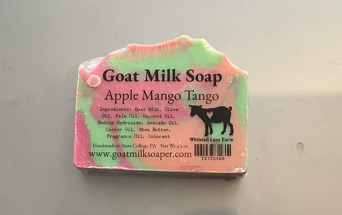 Goat Milk Soap Apple Mango Tango