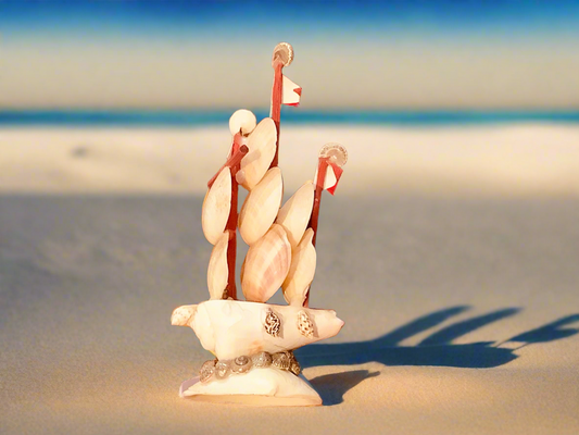 Sea Shell Sail Boat