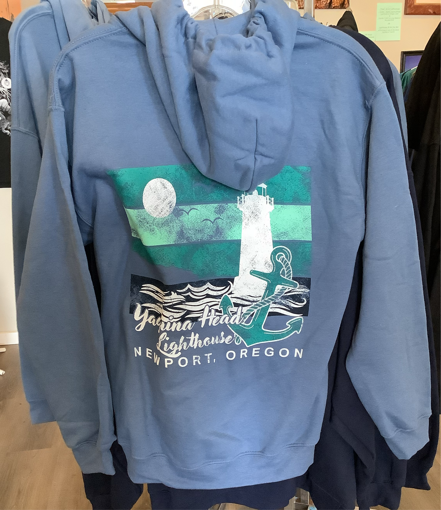 Lighthouse - Hoodie - Front n Back - large