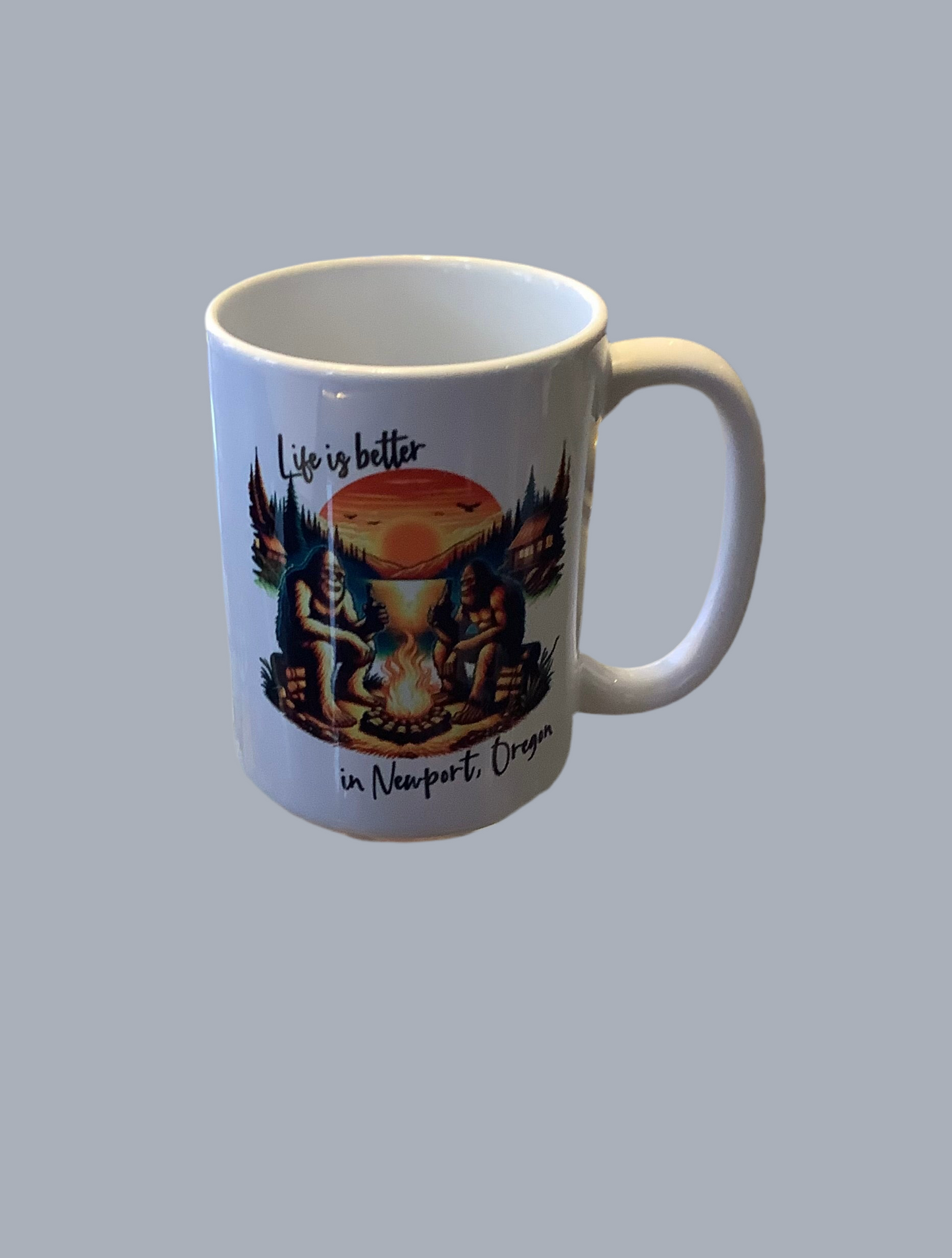 Life is better Bigfoot  mugs cups