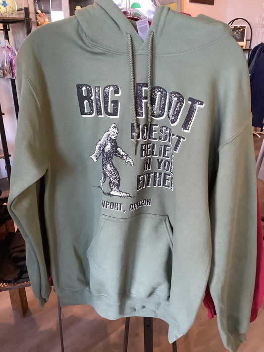 Bigfoot Hoodie- Large - green
