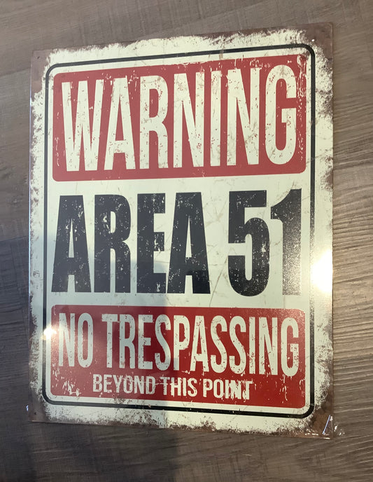 Large metal Sign