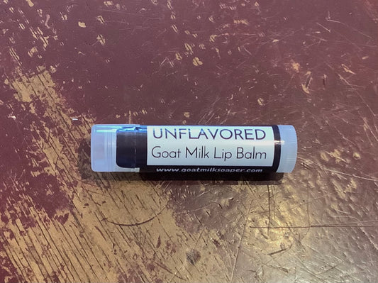 Goat milk lip balm unflavored