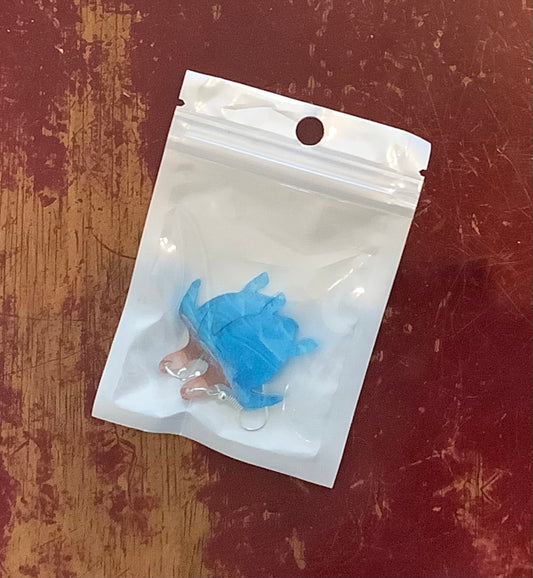 Sea turtle beach earrings