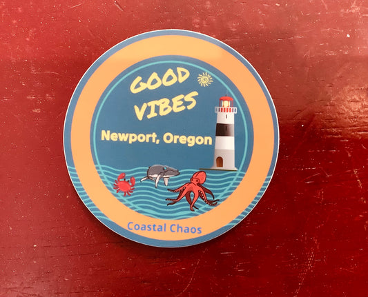 Good Vibes Sticker. CC