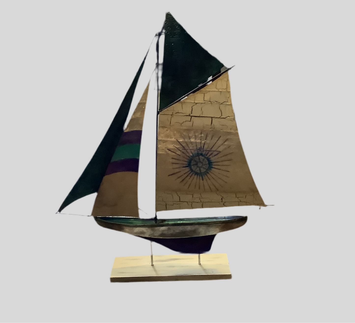 Sail boat schooner