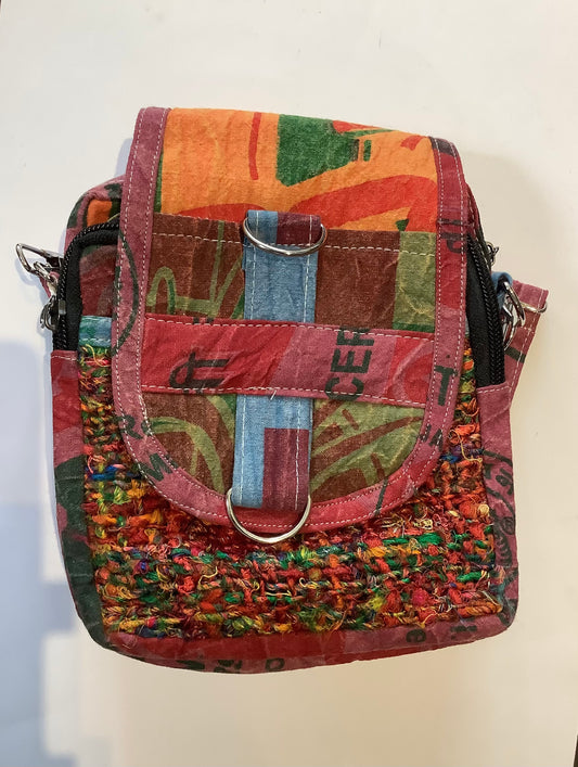 Rice 5 pocket hand bag purse