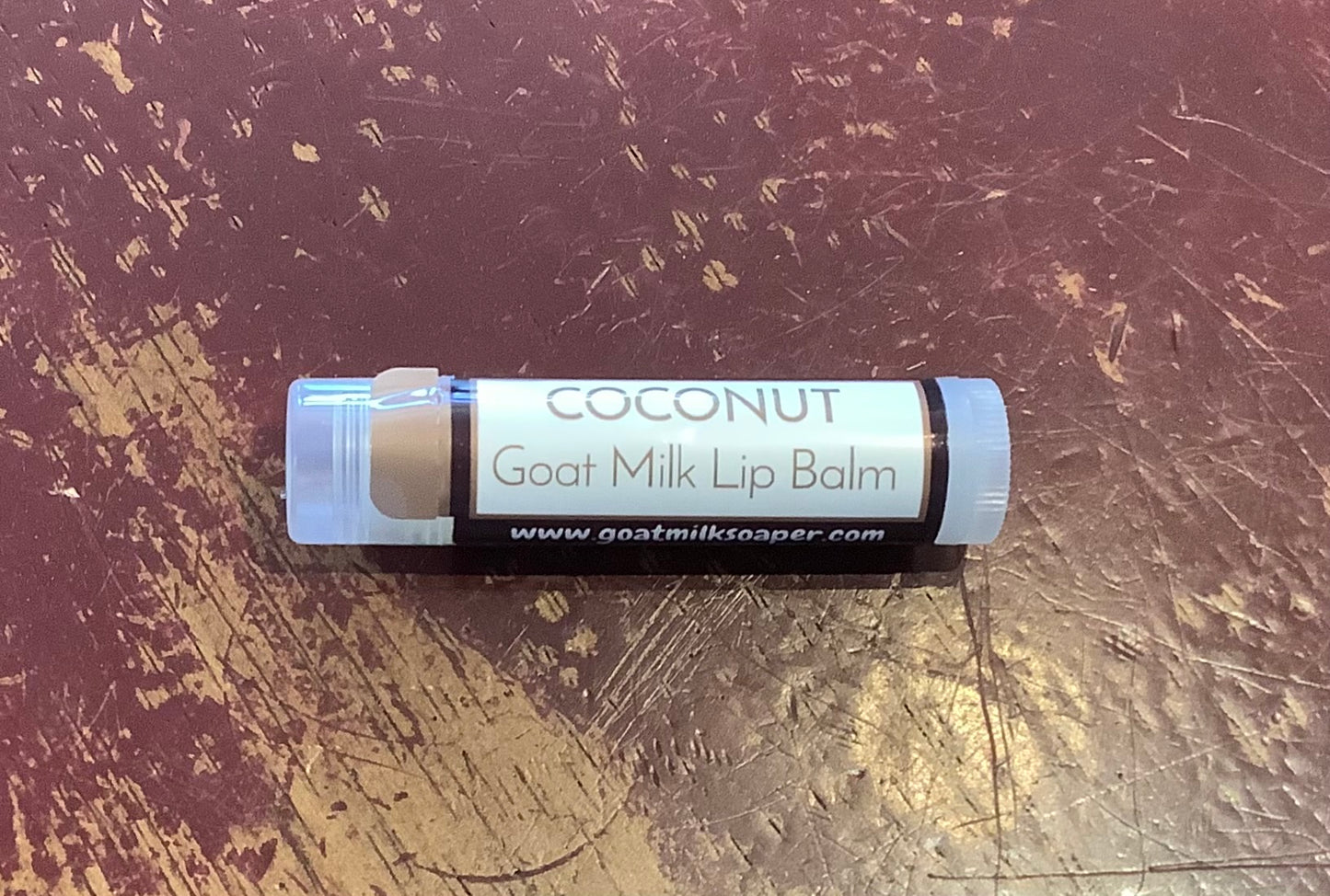 Goat milk lip balm coconut