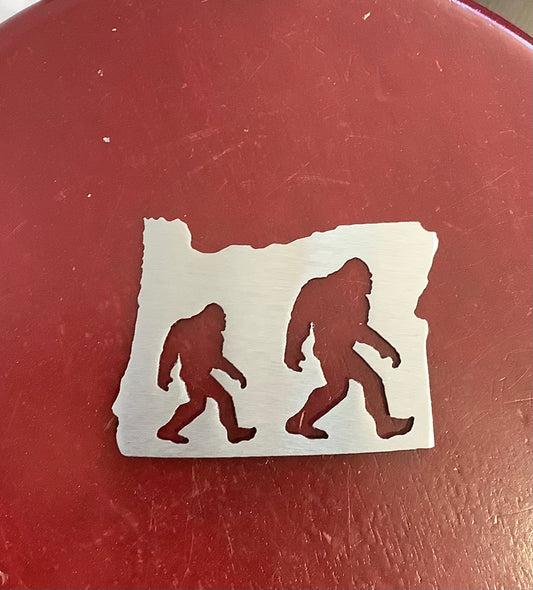 Bigfoot two 2 in state of OR magnet metal.Cc