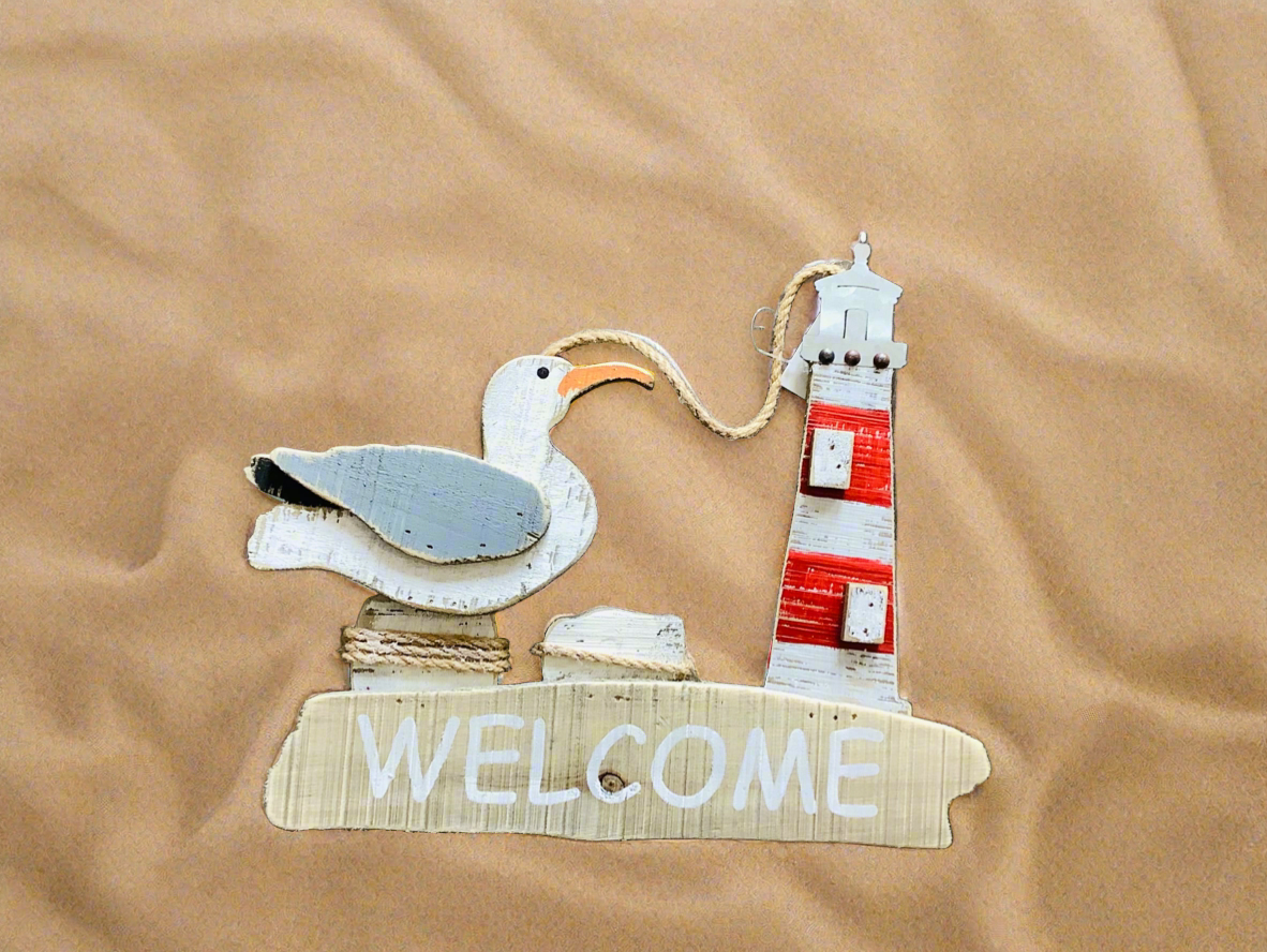 Welcome - Seagull - Wall Art CC