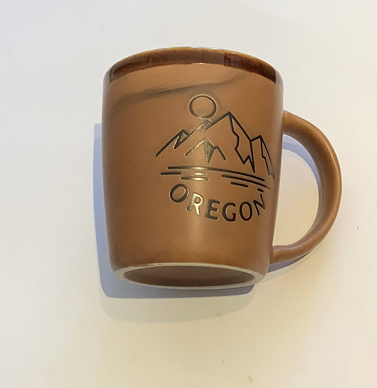 Oregon Mountain brown cup/mug