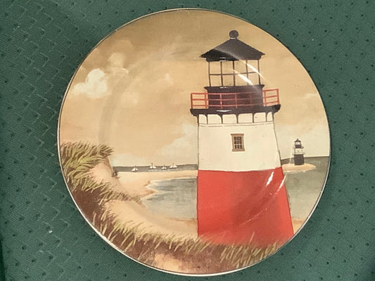 Light house plate. (Not stand). Cc