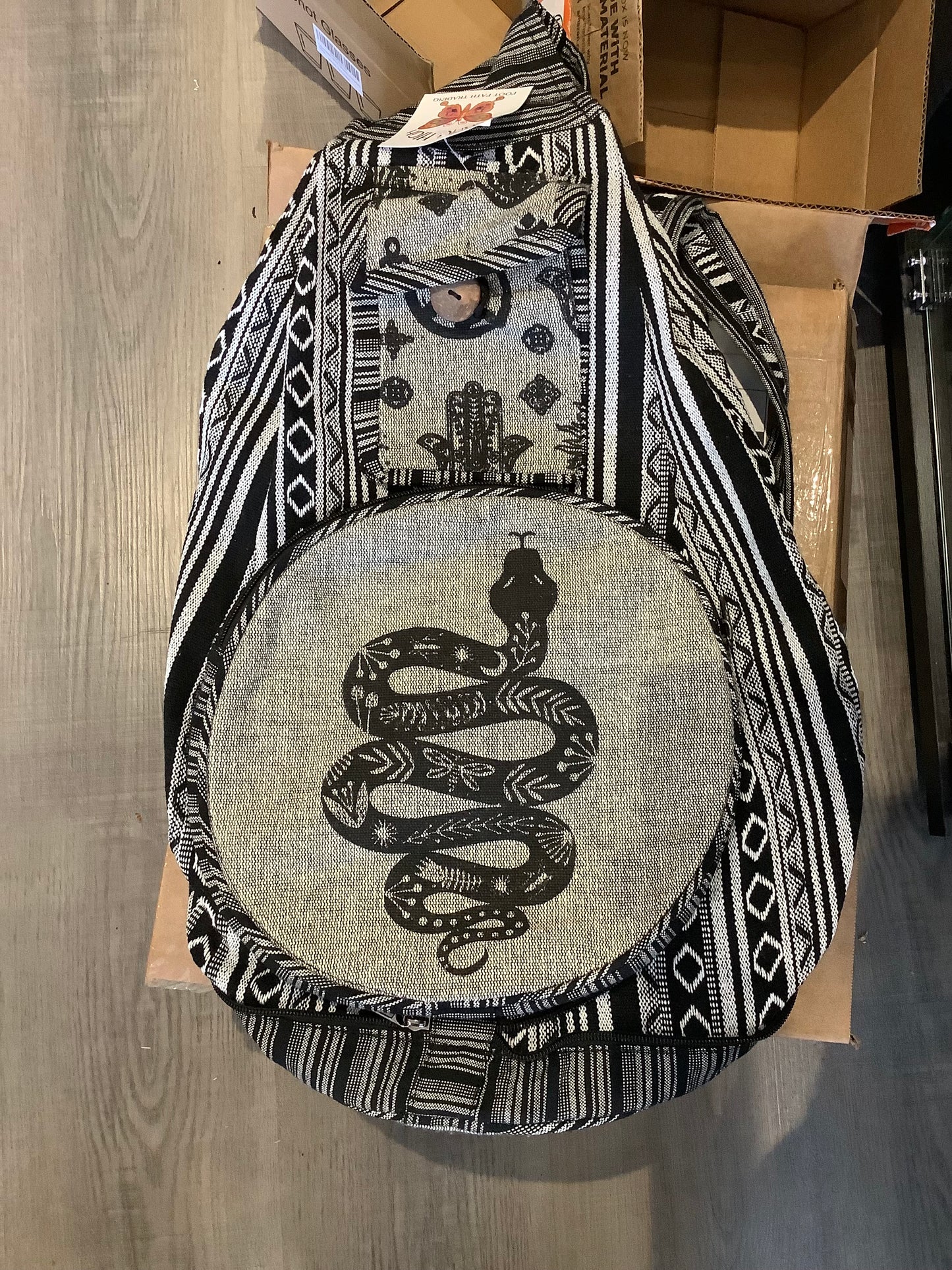 Snake back pack