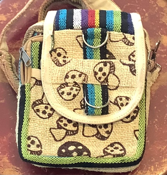 Mushroom 5 pocket purse
