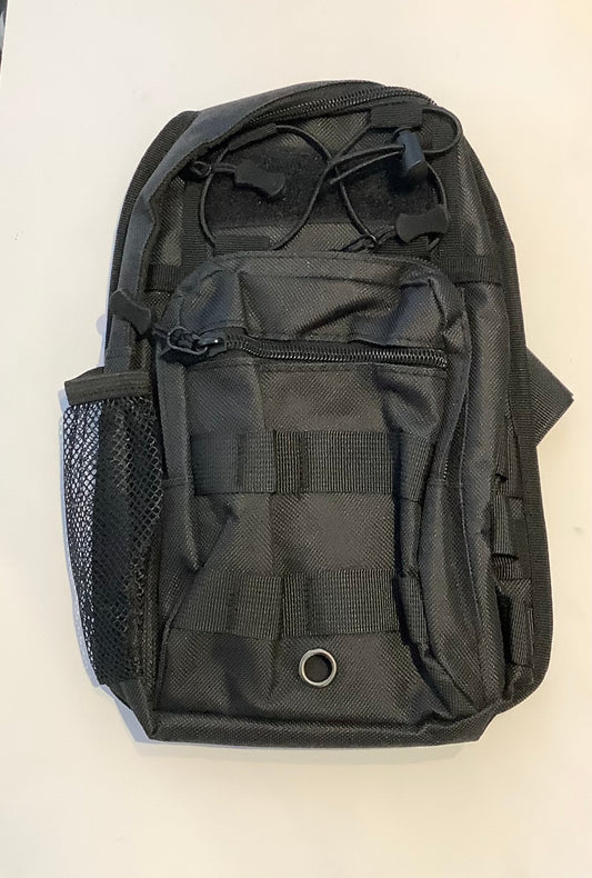Tactical sling bag black