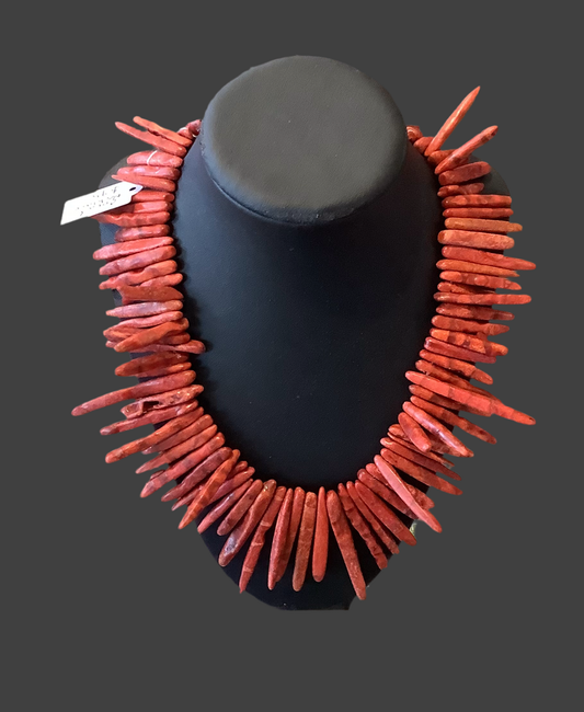 Coral necklace .CL