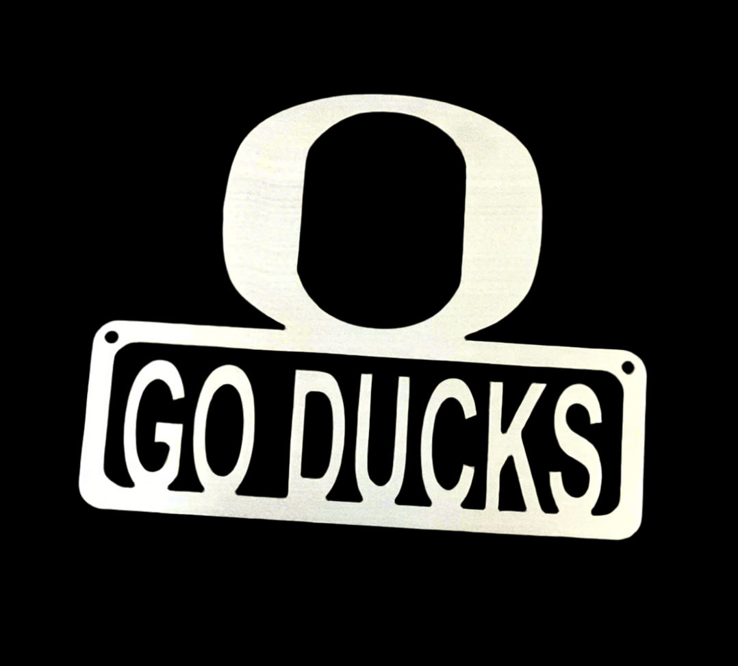 Go Ducks - metal Sign 10% off