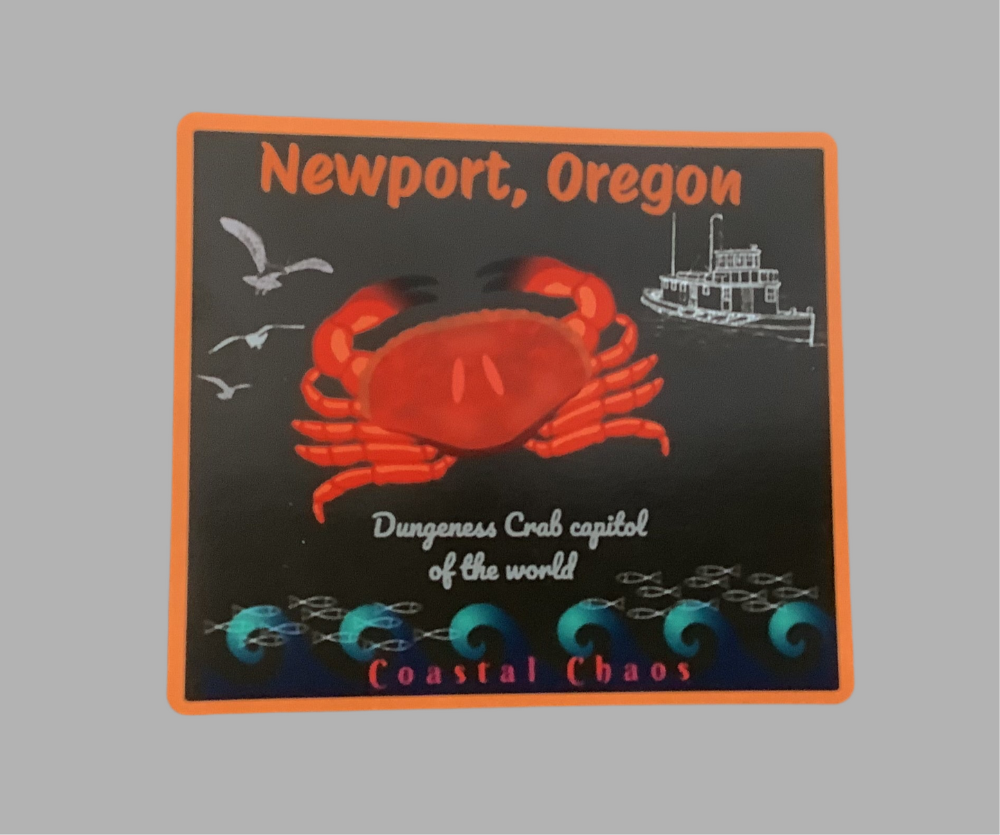 Newport crab- Magnet flat .CC