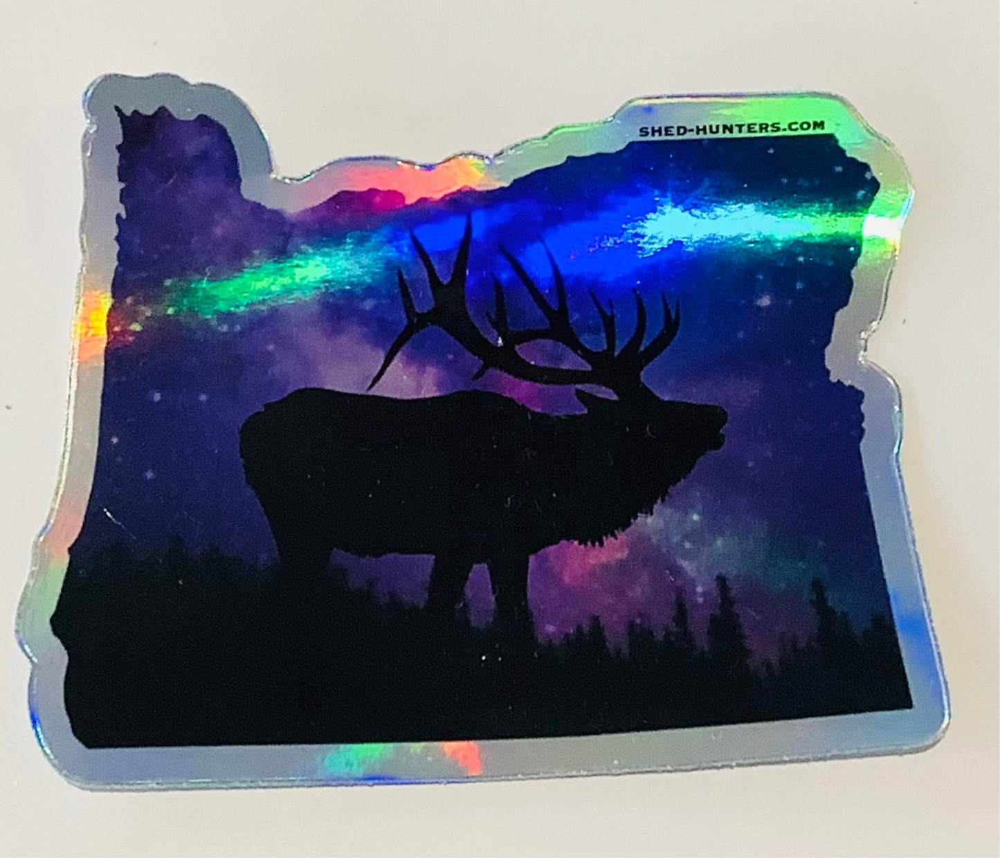 Elk purple - sticker  - Shed