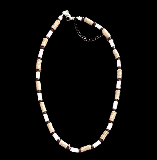 Puka hemp necklace