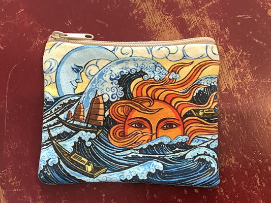 Sun Moon Ocean Coin Purse