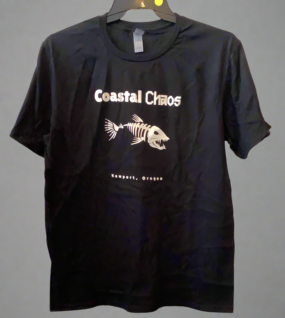 Fish Skeleton T Shirt Medium  CC