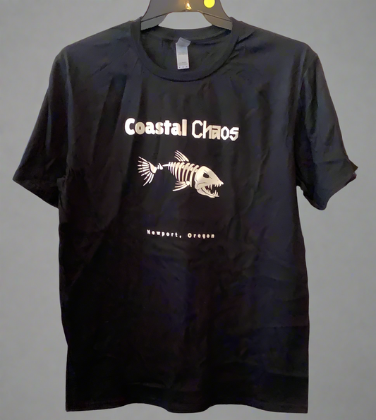Fish Skeleton T Shirt Medium  CC