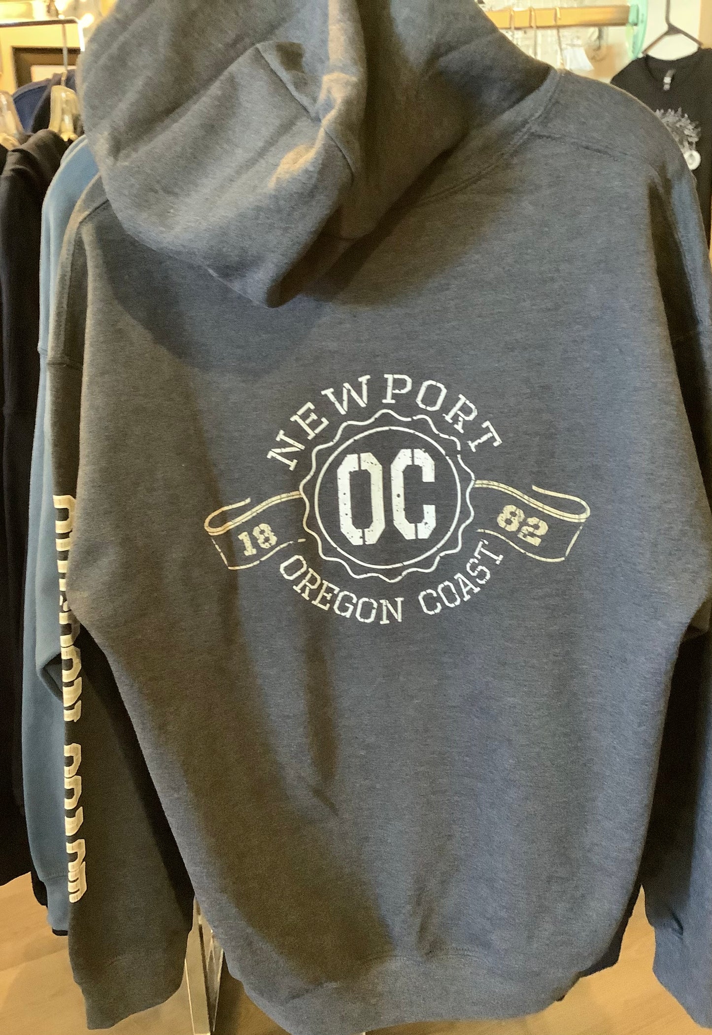Oregon Coast Hoodie- Front n Back - Medium