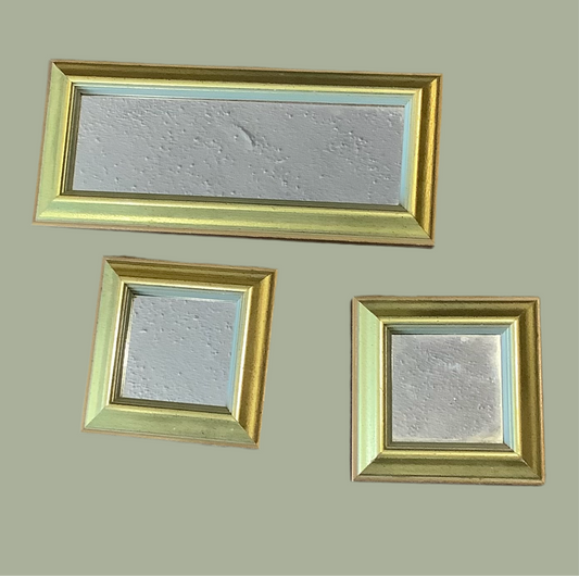 Set of 3 mirrors