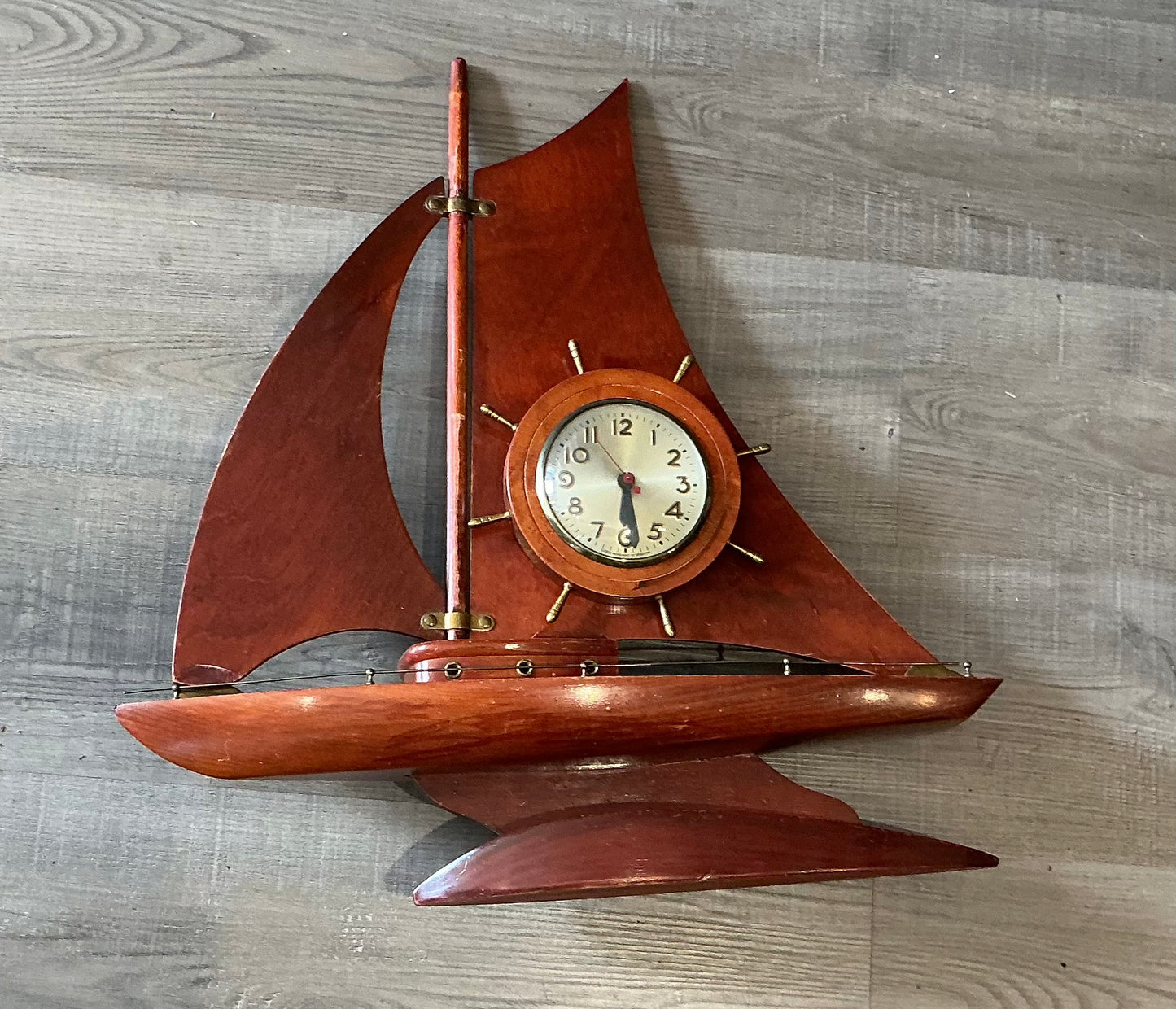 Wood sail boat