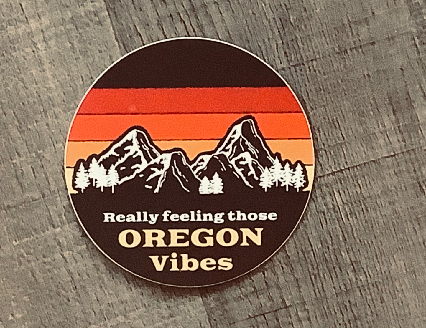 Oregon Vibes sticker. CC