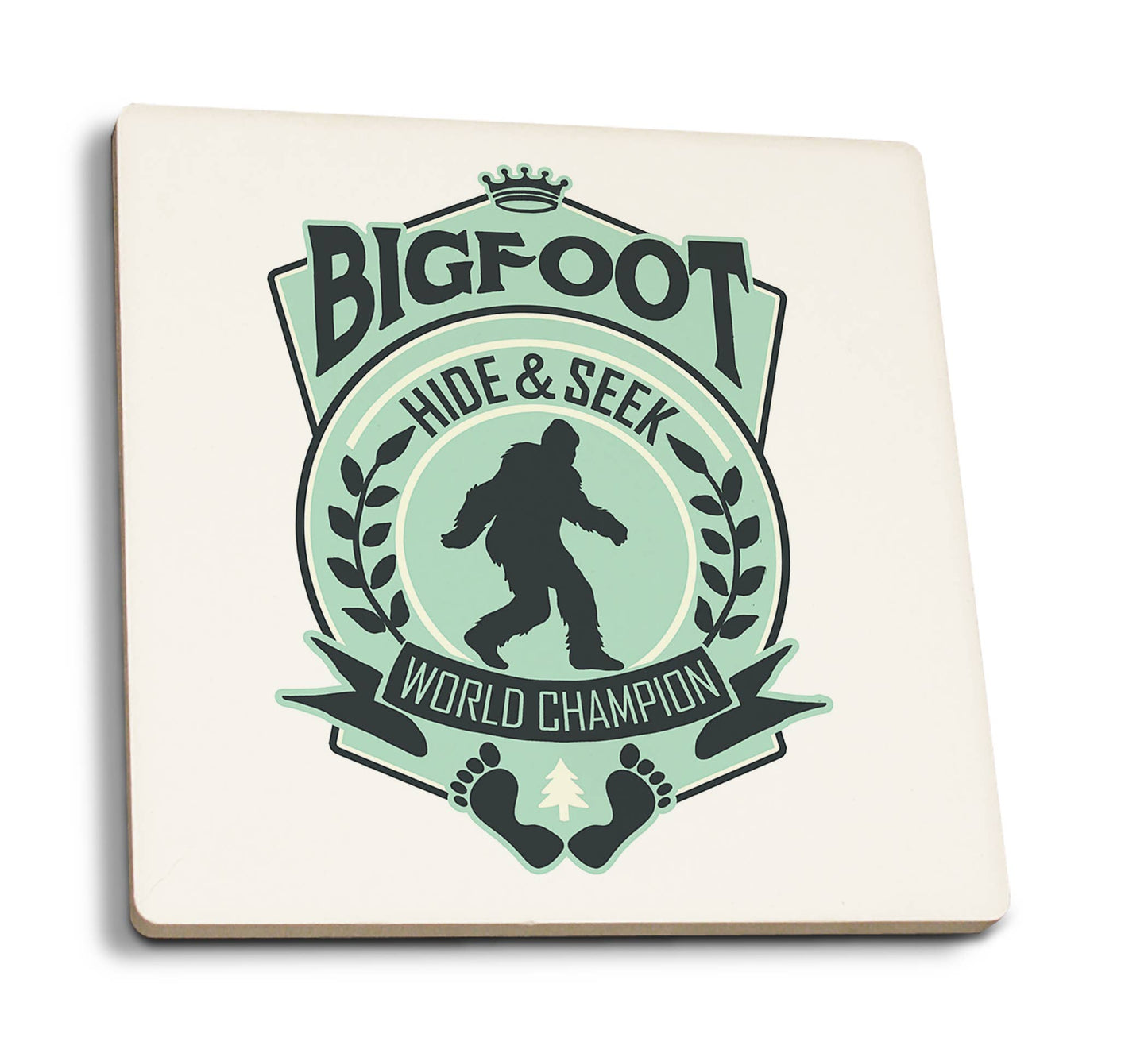 Bigfoot Tour Coasters: Vintage look