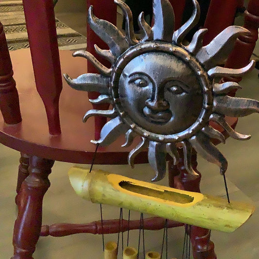 Sun bamboo windchime - CC