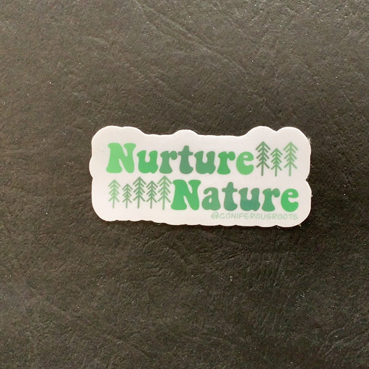 Nurture Nature sticker - CC