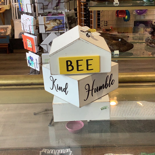 Bee kind wood swivel - CC