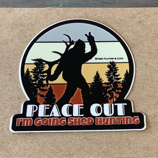 Peace Out - Decal - Shed