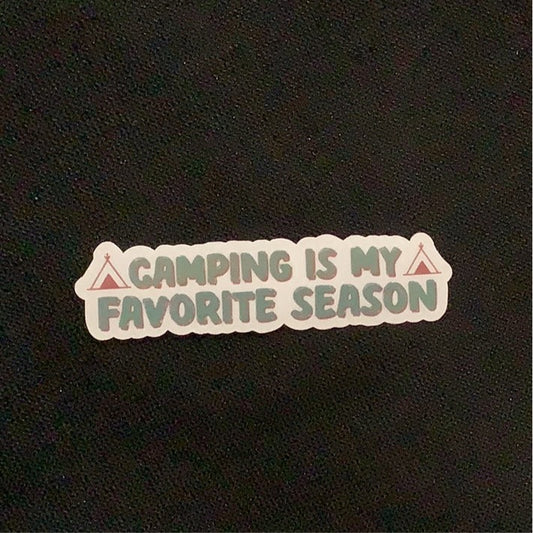 Camping Favorite Season - Decal - CC