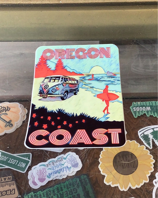 Oregon Coast - Surfboard - Decal-shed
