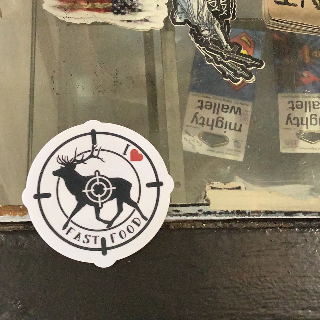 I love fast food. Bullseye - Elk - CC