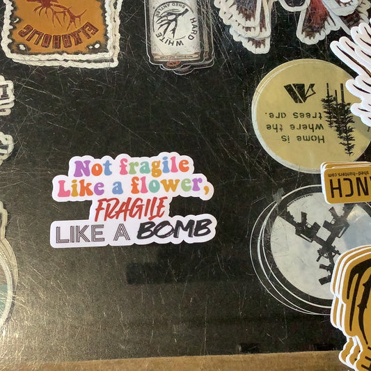 Not Fragile - decal - sticker
