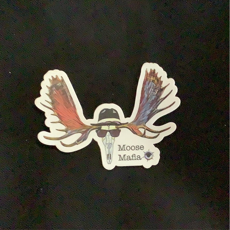 Moose Mafia - decal - sticker. - Shed