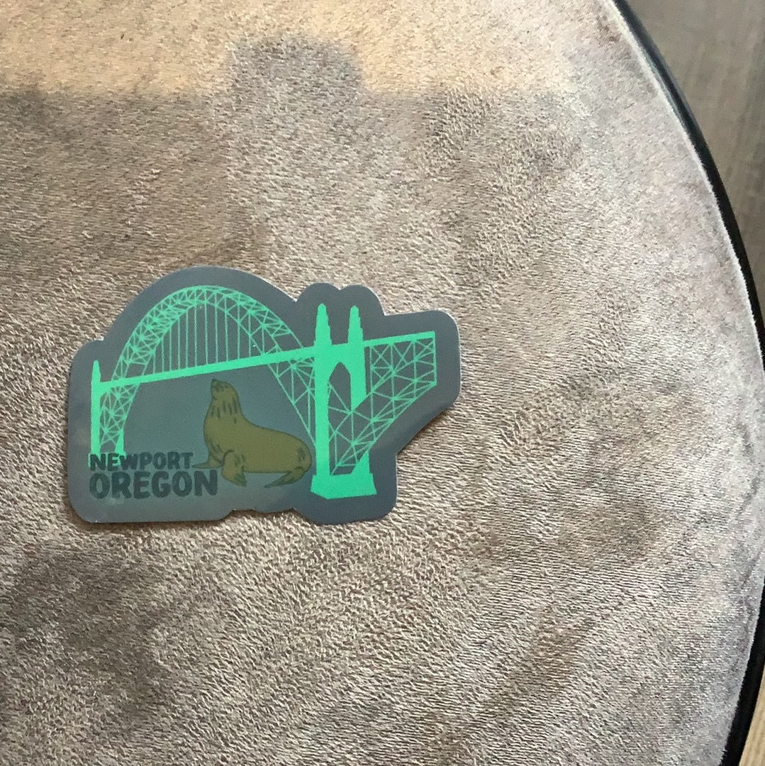 Newport Oregon Bridge decal - CC