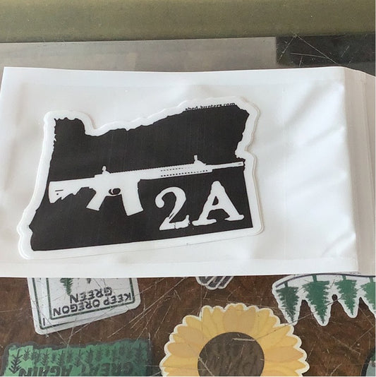 Oregon State gun 2A- Sticker - Shed
